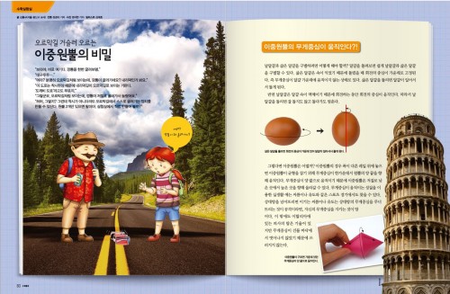 오르막길 거슬러 오르는 이중원뿔의 비밀