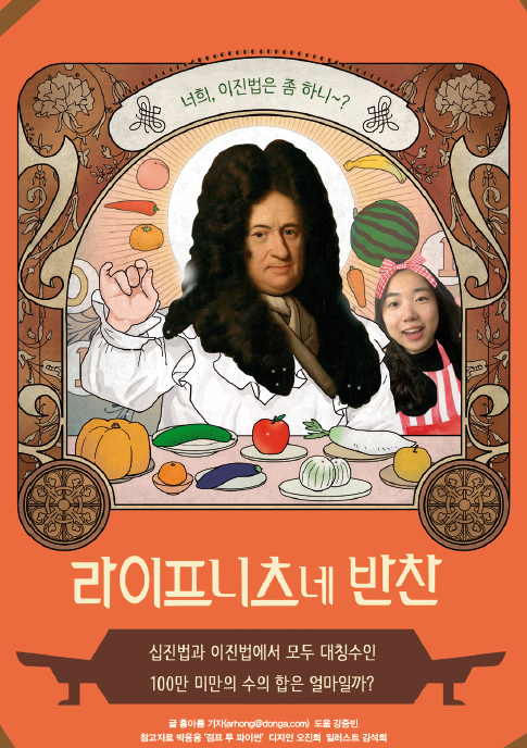 라이프니츠네 반찬: 십진법과 이진법에서 모두 대칭수인 100만 미만의 수의 합은 얼마일까?