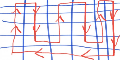 청소기의 쓰레기 치우기