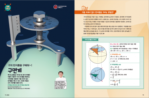 구의 반지름을 구해줘~! 구면계