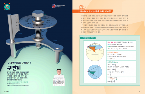 구의 반지름을 구해줘~! 구면계