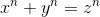x^{n}+y^{n}=z^{n}